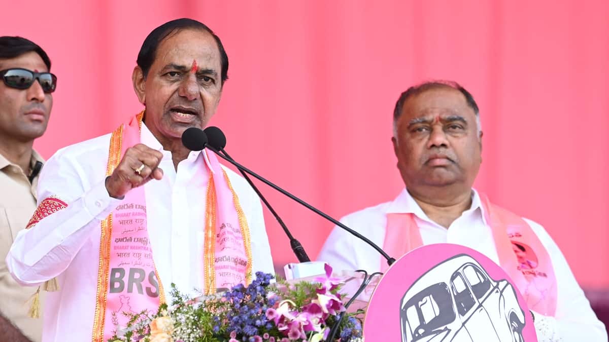 Telangana Election 2023: KCR holds 3 mega rallies, says welfare schemes will stop if Congress comes to power